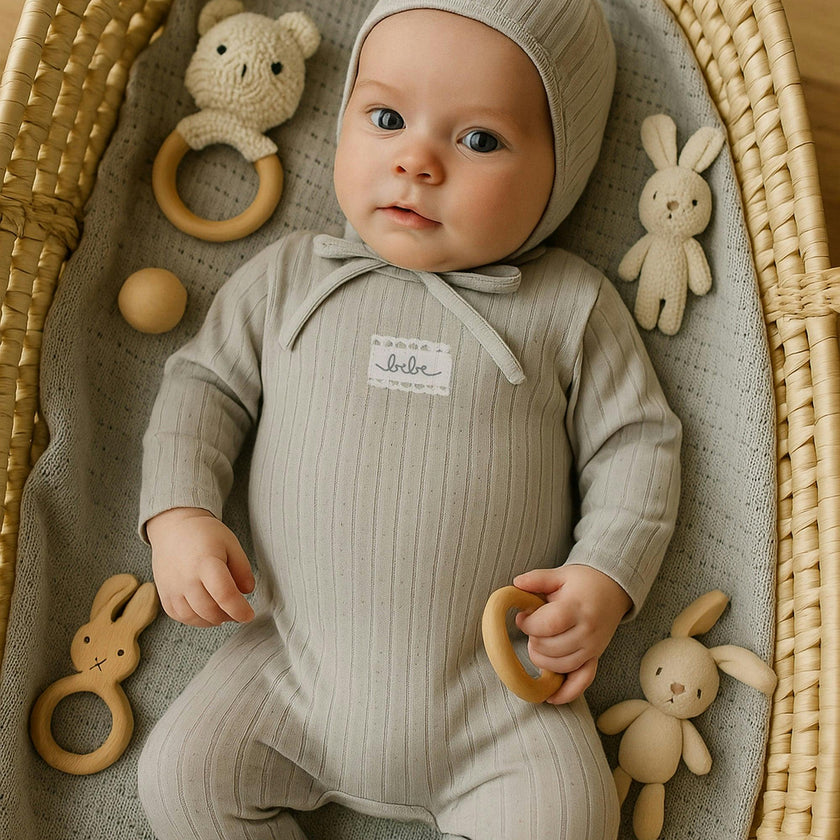 Bebe Pointelle Footie