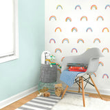 Watercolor Rainbows • Minis • Peel-and-Stick Wall Decals