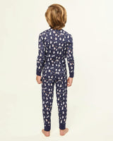 Kid's Pima Snug Fit Pajama Set in Spooky Slumber