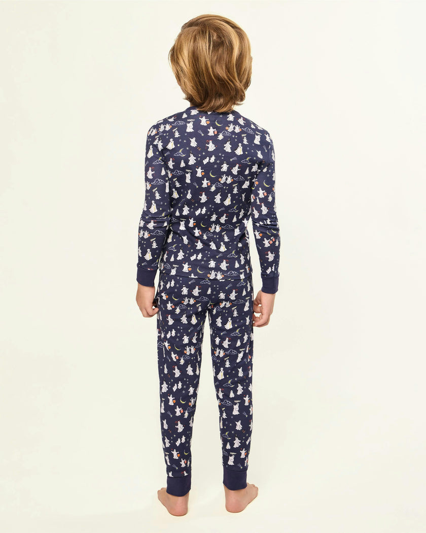 Kid's Pima Snug Fit Pajama Set in Spooky Slumber