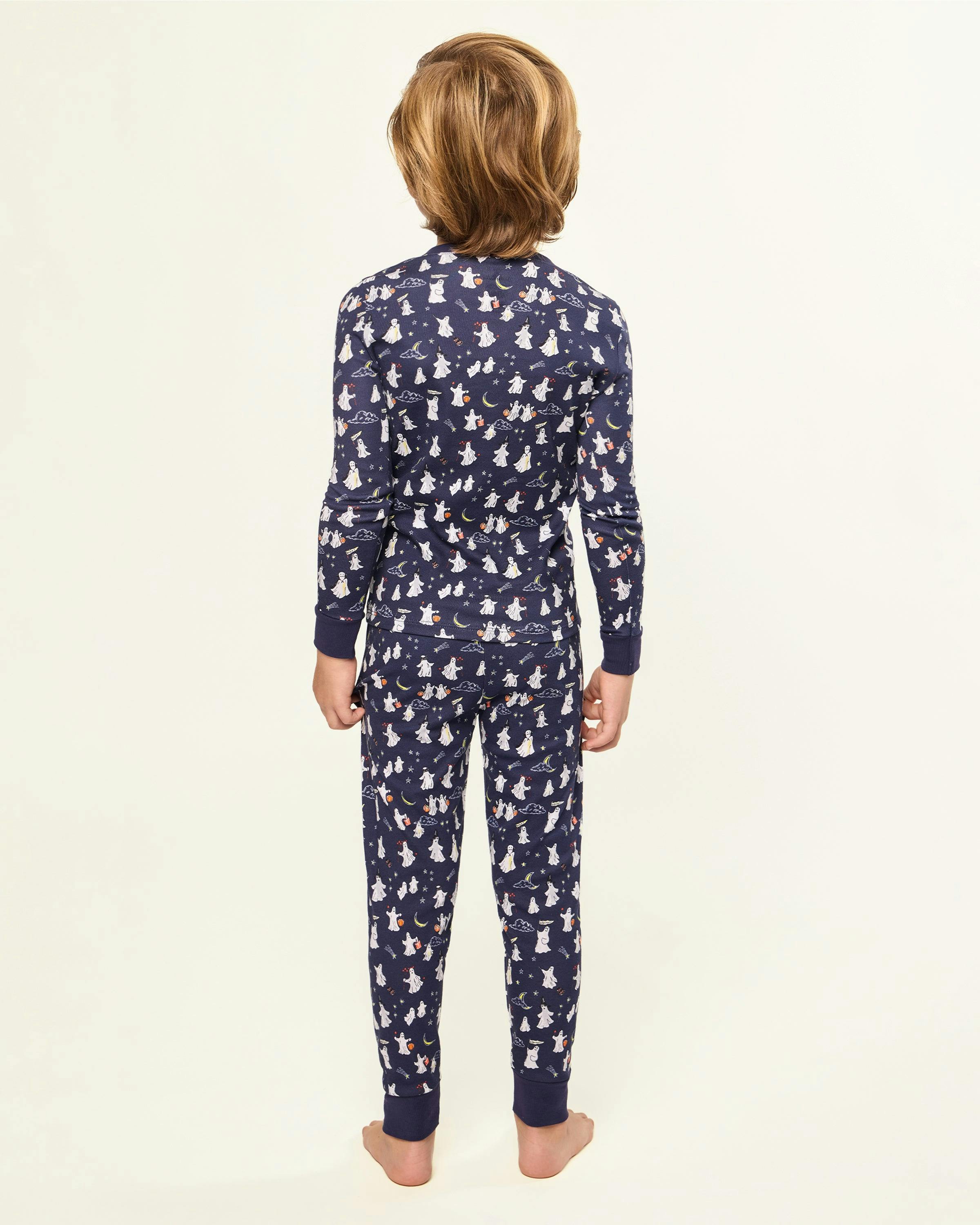 Kid's Pima Snug Fit Pajama Set in Spooky Slumber