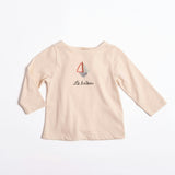 Embroidered Top in Le Bateau