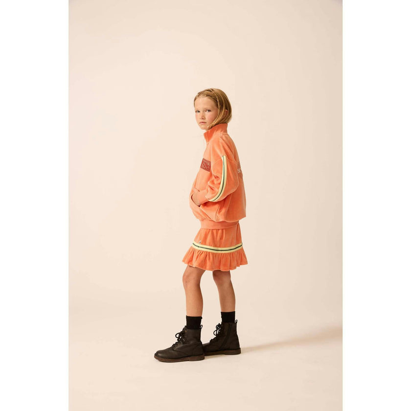 Velour Sunday Skirt in Sunset Serenade