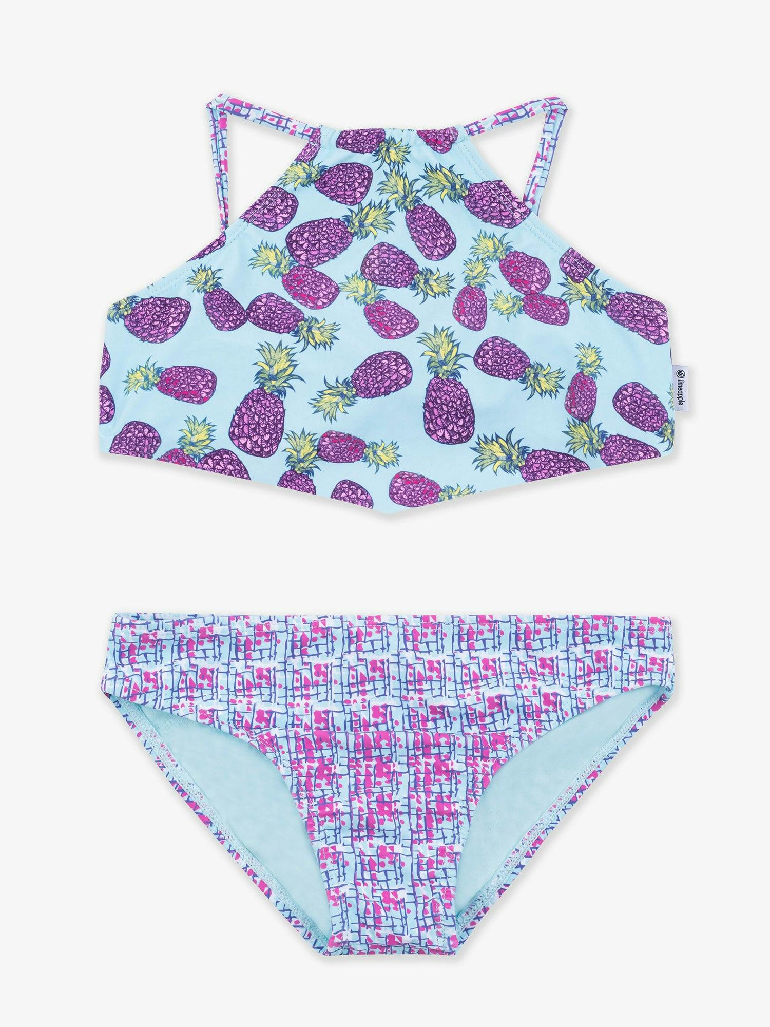 Maxine Pineapple Tankini Two Piece Swimsuit