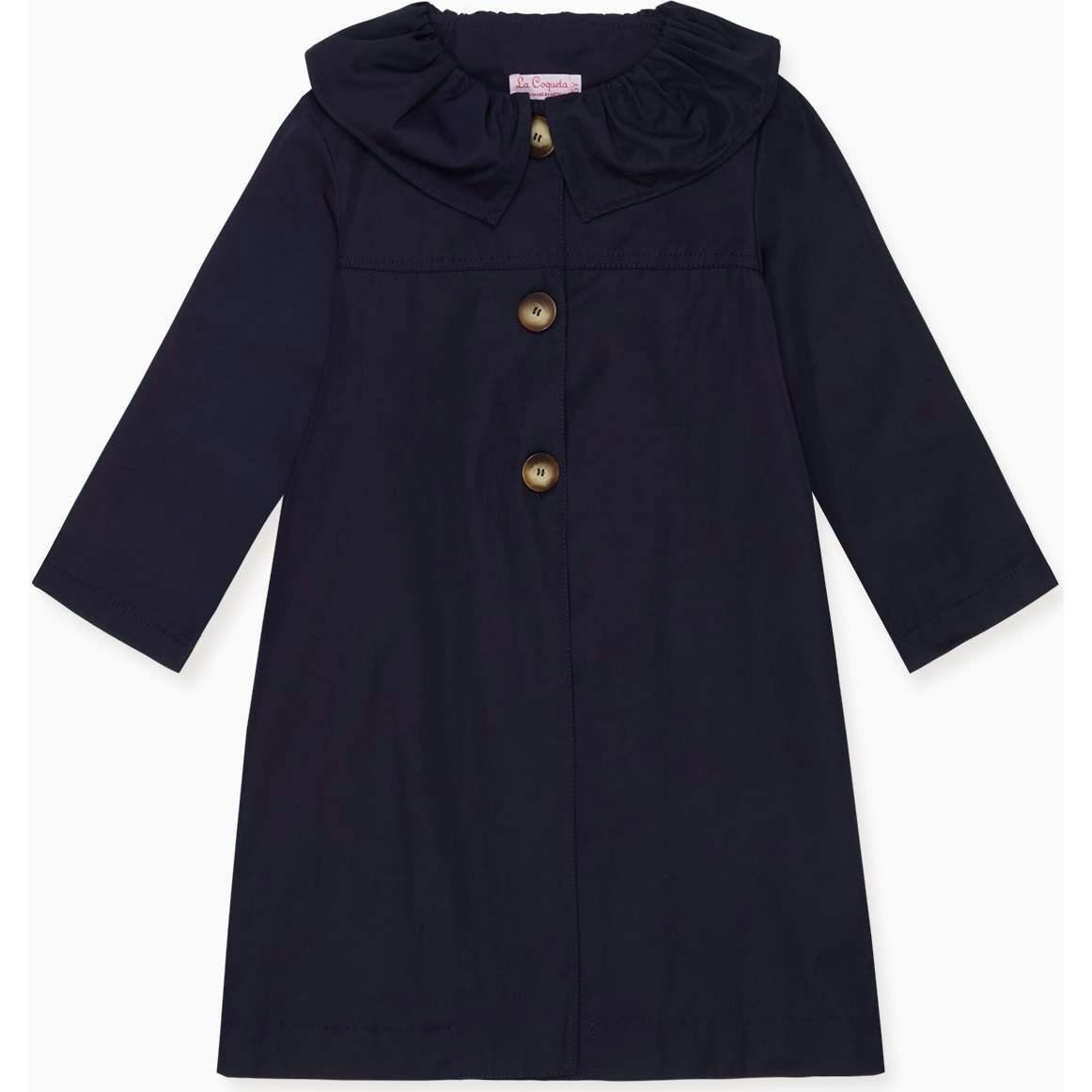 Navy Celestina Girl Coat