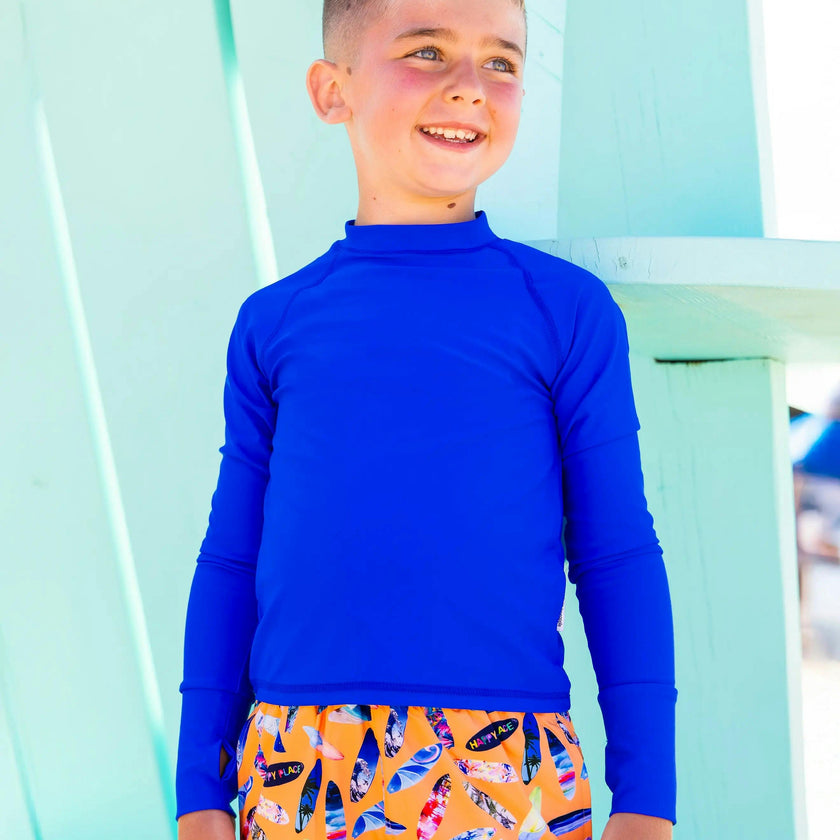 Dylan Boys Surfboard Print Board Shorts