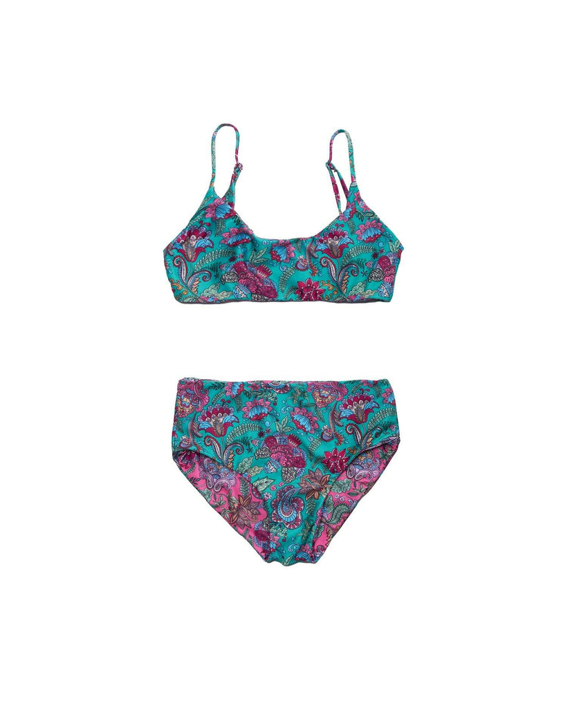 Girls Reversible Bikini Set – Two-in-One Design (Liberty)