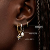 Sterling Silver - Mini Huggie Hoops