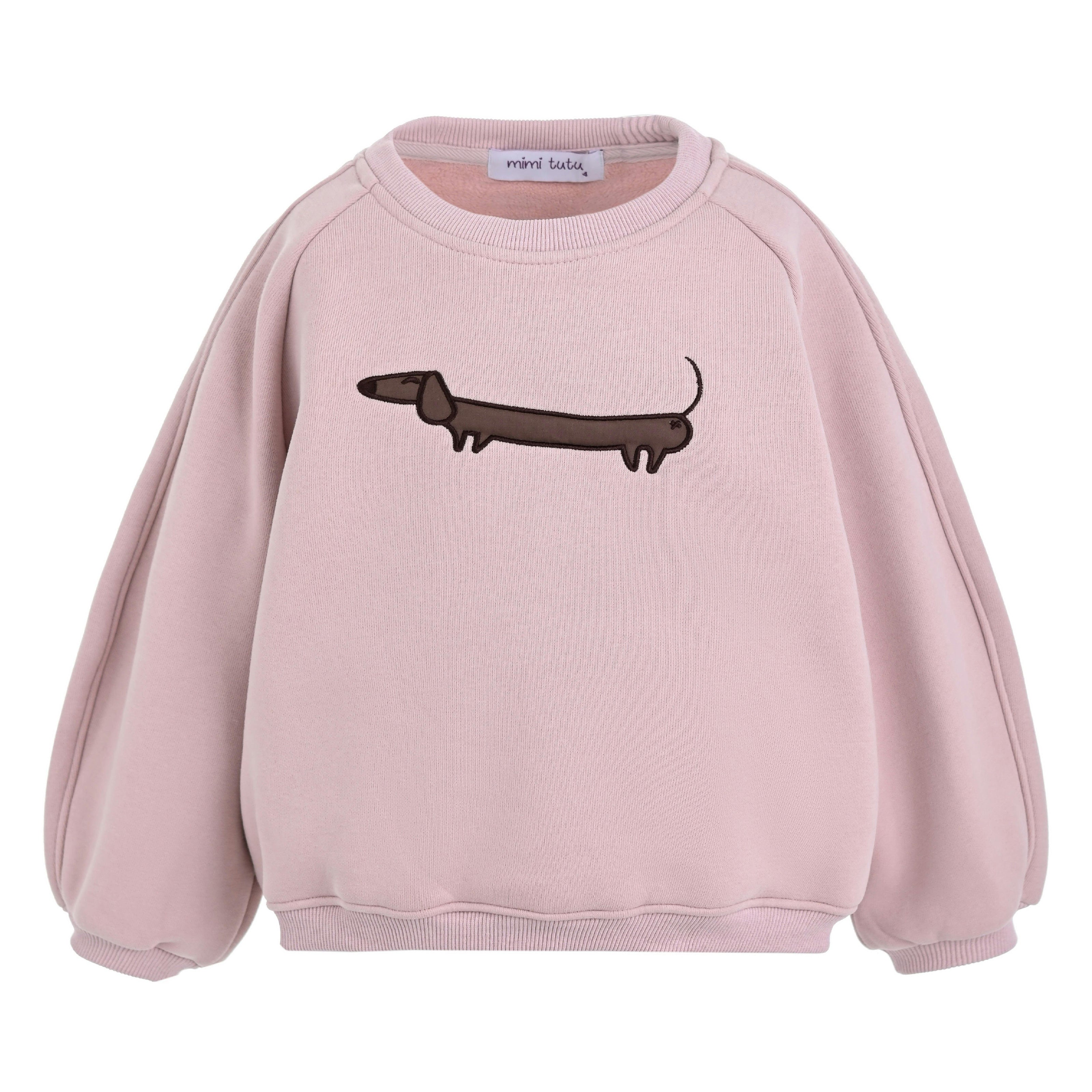 Light Pink Dachshund Sweatshirt
