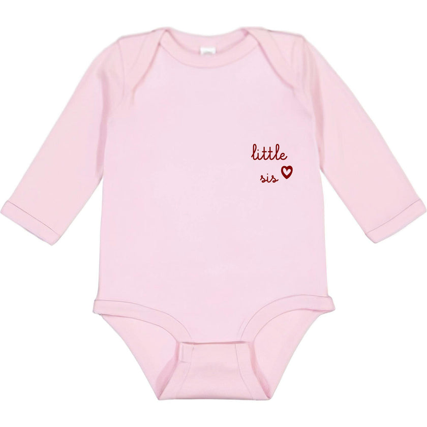 little bro / little sis Baby Longsleeve Onesie