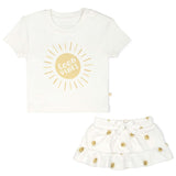 Organic Boxy Tee and Skort