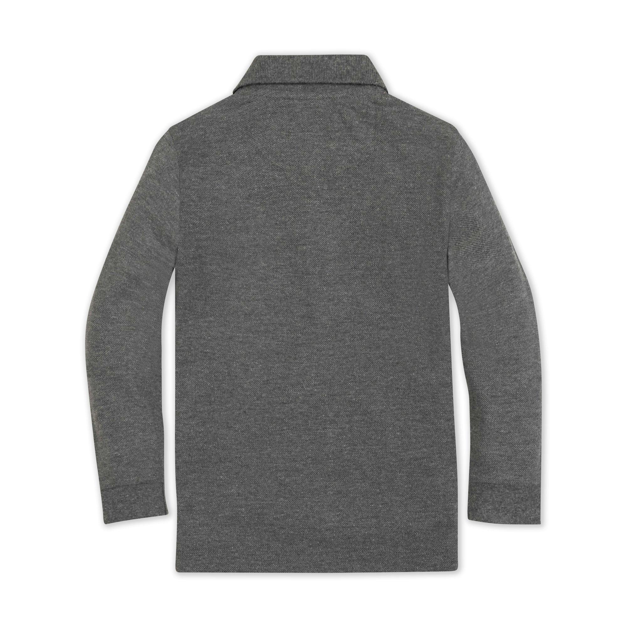 Organic Long Sleeve Pique Polo