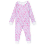 Ava Girls' Pajama Pant Set - Pink Savanna Safari