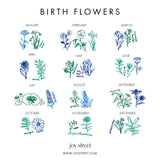 Birth Flowers Two Piece Kids Pajamas