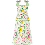 Kaylee Cotton Embroidered Maxi Dress