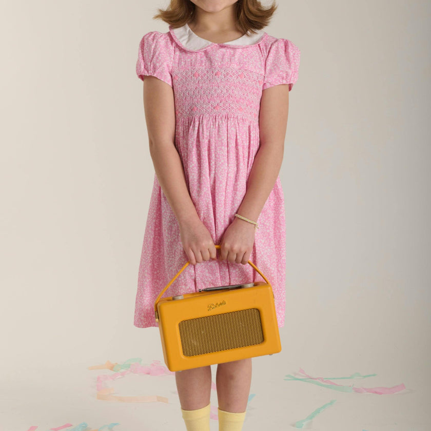 Hand-Smocked Girls Dress - Esme