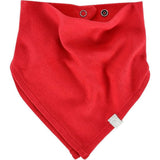 kerchief bib | scarlet red