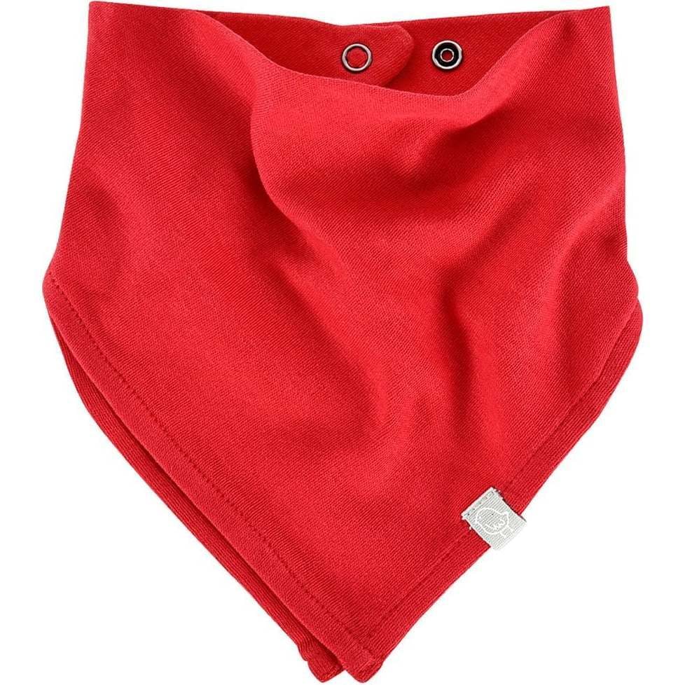 kerchief bib | scarlet red