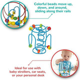 Hape: Spring-A-Ling&nbsp;- Wooden Beads & Blue Spiral Wire Maze