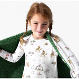 Yuletide Bamboo Girls' Long Sleeve Dress