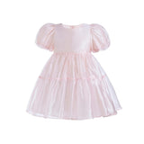 Blush Satin Elianna Dress