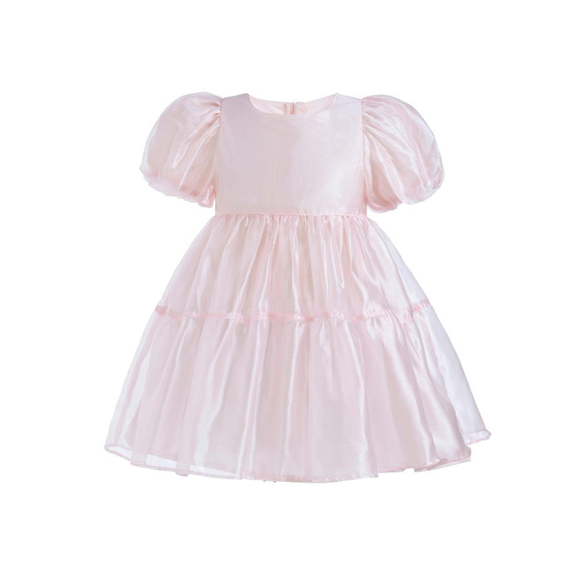Blush Satin Elianna Dress
