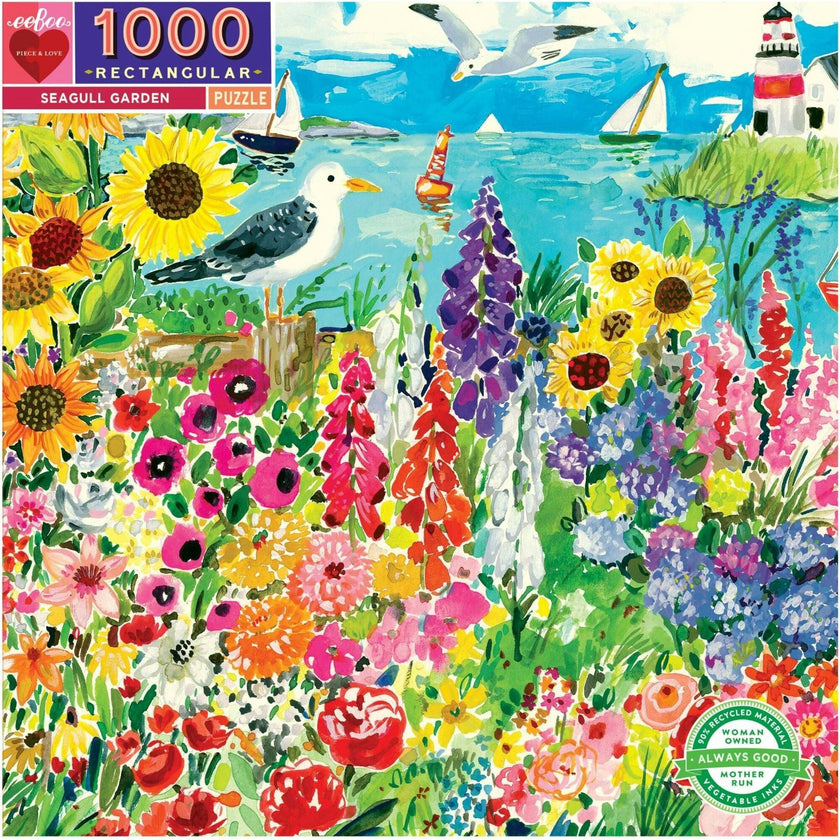 Piece and Love Seagull Garden 1000 Piece Jigsaw Puzzle