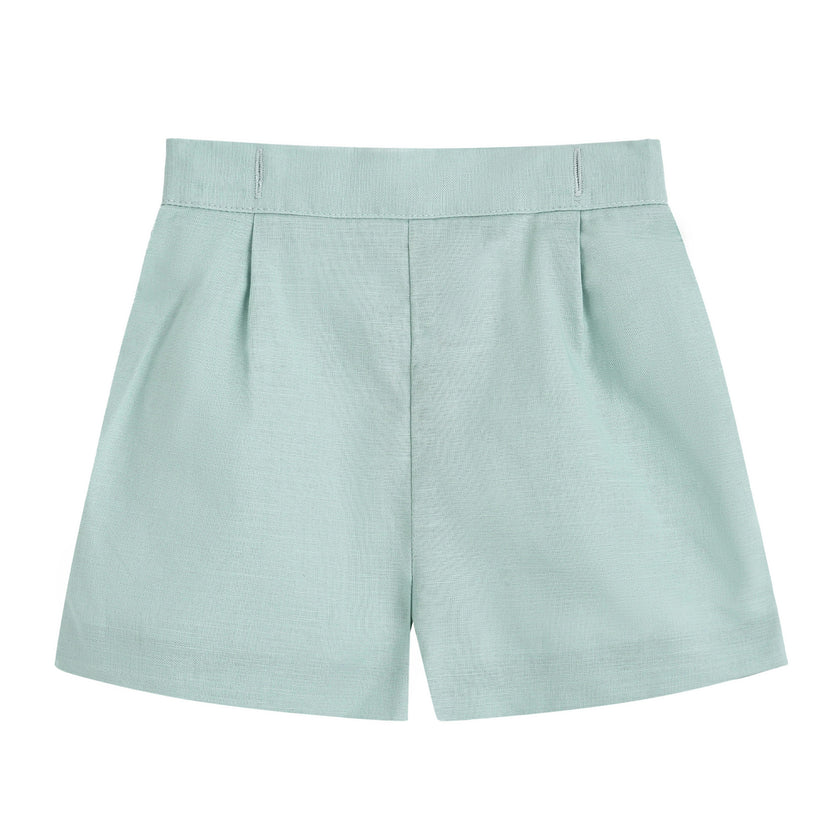 Light Green Shorts Set