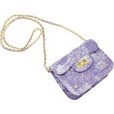 Tie-Dye Quilted Denim Handbag