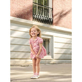 Nicky Hilton x La Coqueta Pink Toile de Jouy Theodora Baby Girl Hand-Smocked Set