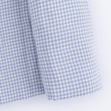 Micro Gingham Blue Blizzard - Swaddle Blanket