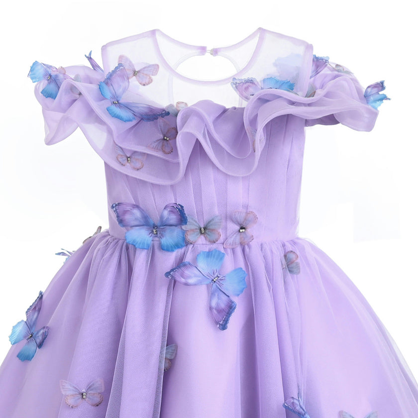 Lavender Zelia Butterfly Gown