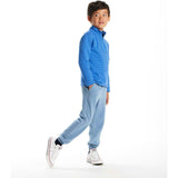 Kids Quarter Zip Stripe Pullover