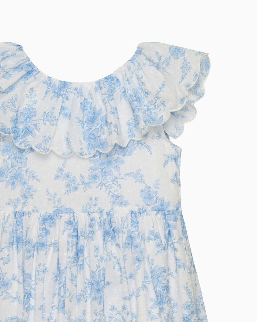 Kate Plumeti Scalloped Dress