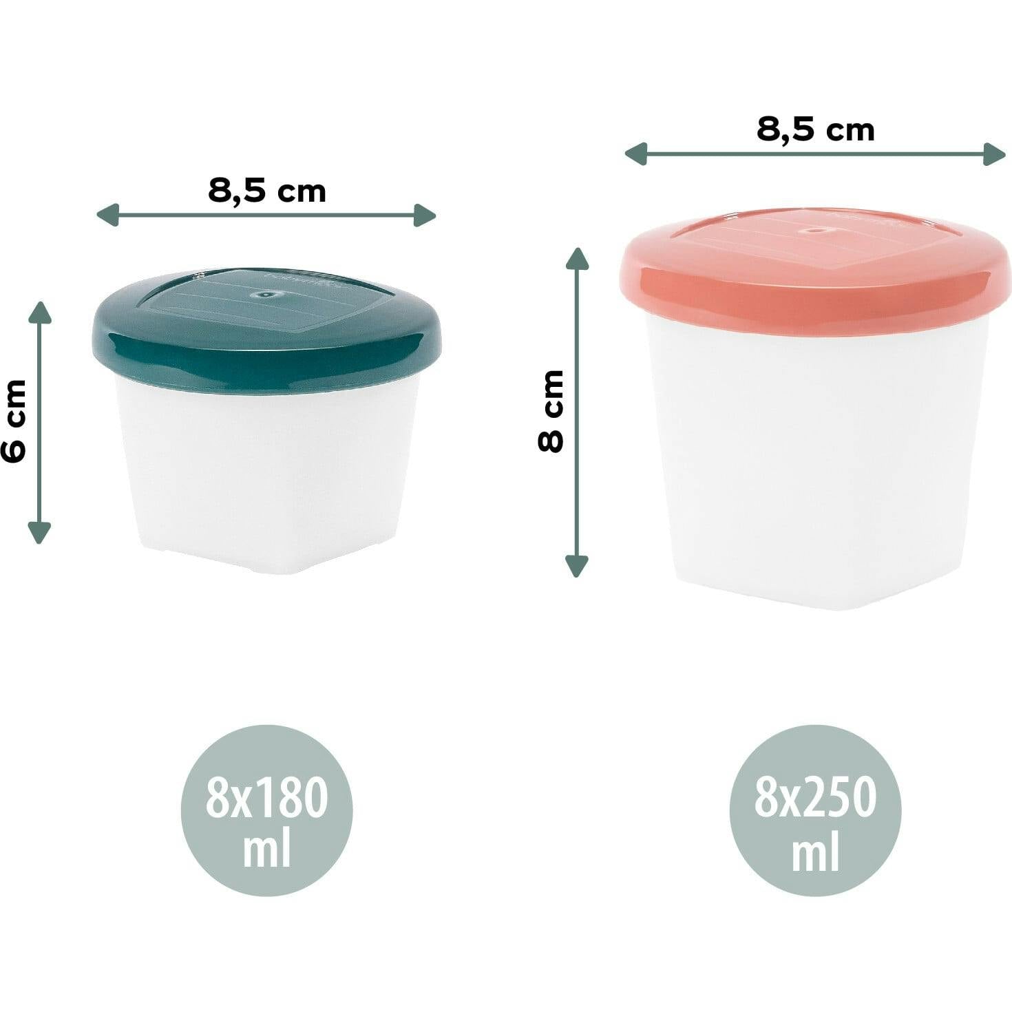Biosourced Baby Food Storage Jars | Plant-Based, BPA-Free