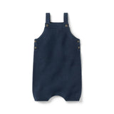 Baby Knit Overall, navy blue