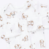 Explorer Puppy Blue - Knotted Gown and Beanie Hat