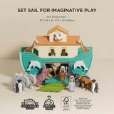 Noah's Great Wooden Ark & Animals
