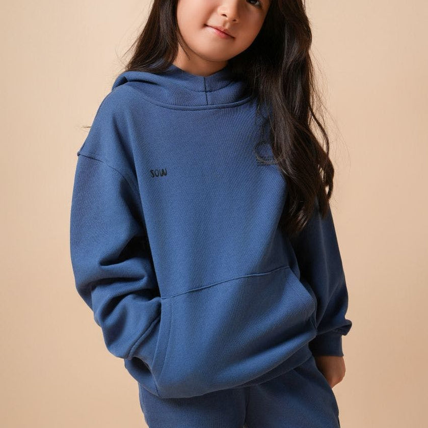 Relaxed Cotton Hoodie With Print