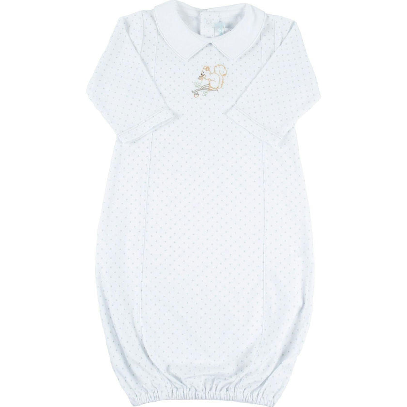 Pointed Collar Little Gown