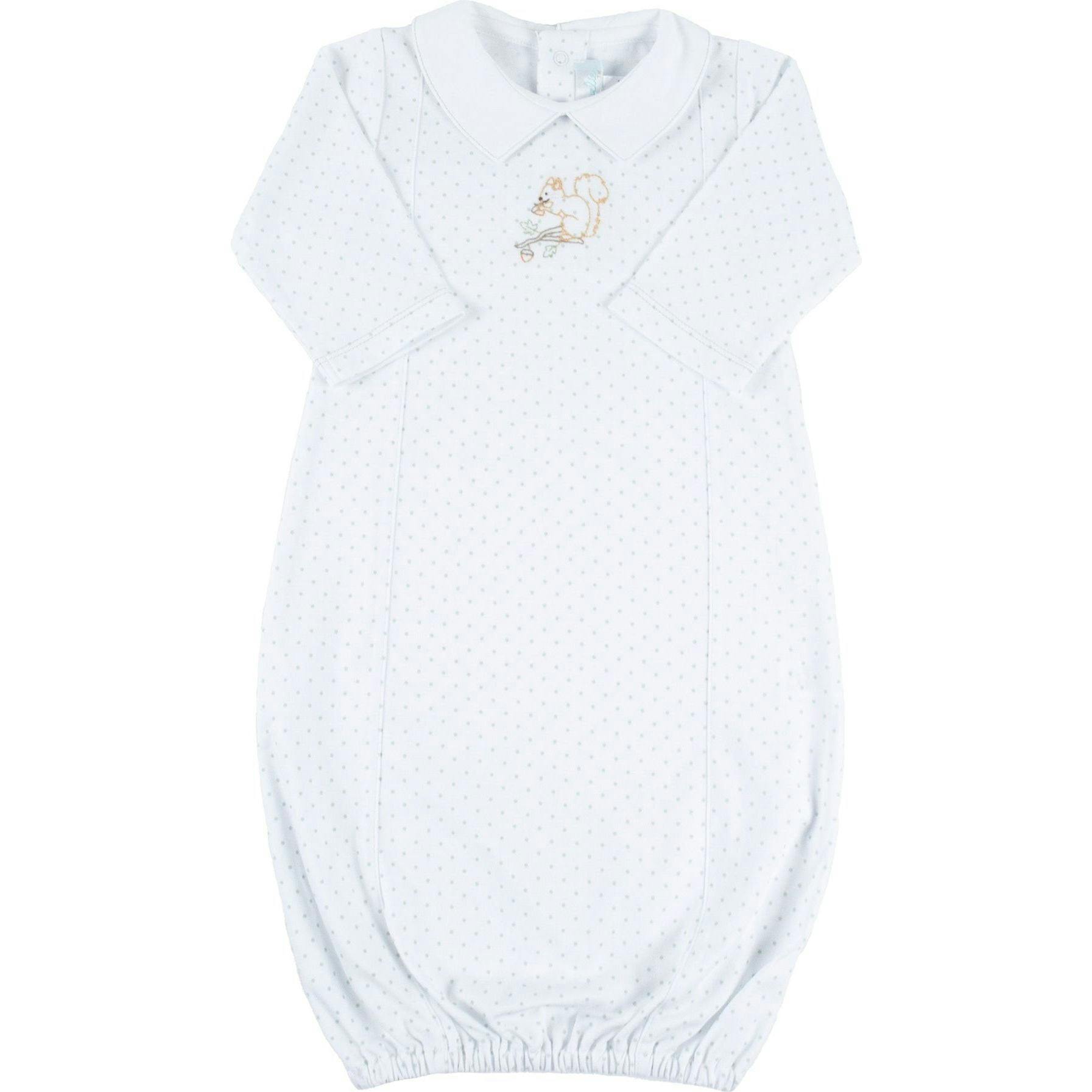 Pointed Collar Little Gown