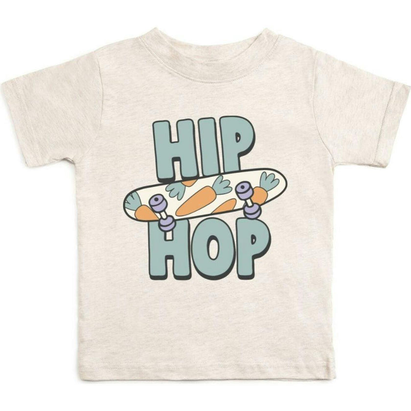 Hip Hop Skateboard Easter Short Sleeve T-Shirt - Natural Heather
