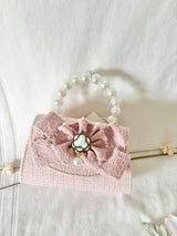 Tweed Purse with Big Tweed Bow