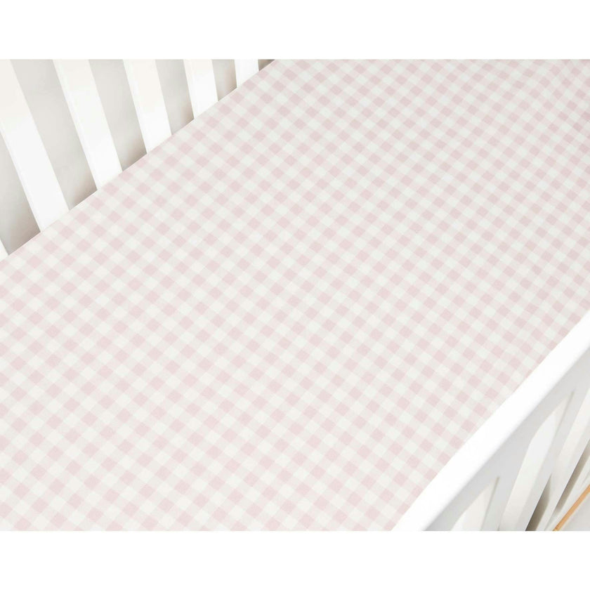 Picnic Gingham Crib Sheet