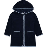 Unisex French Terry Hooded Coverup, White