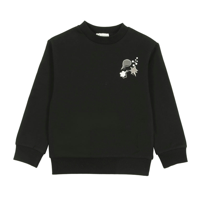 Boys Super Bubble Ribbed Crew Neck Sweater Top