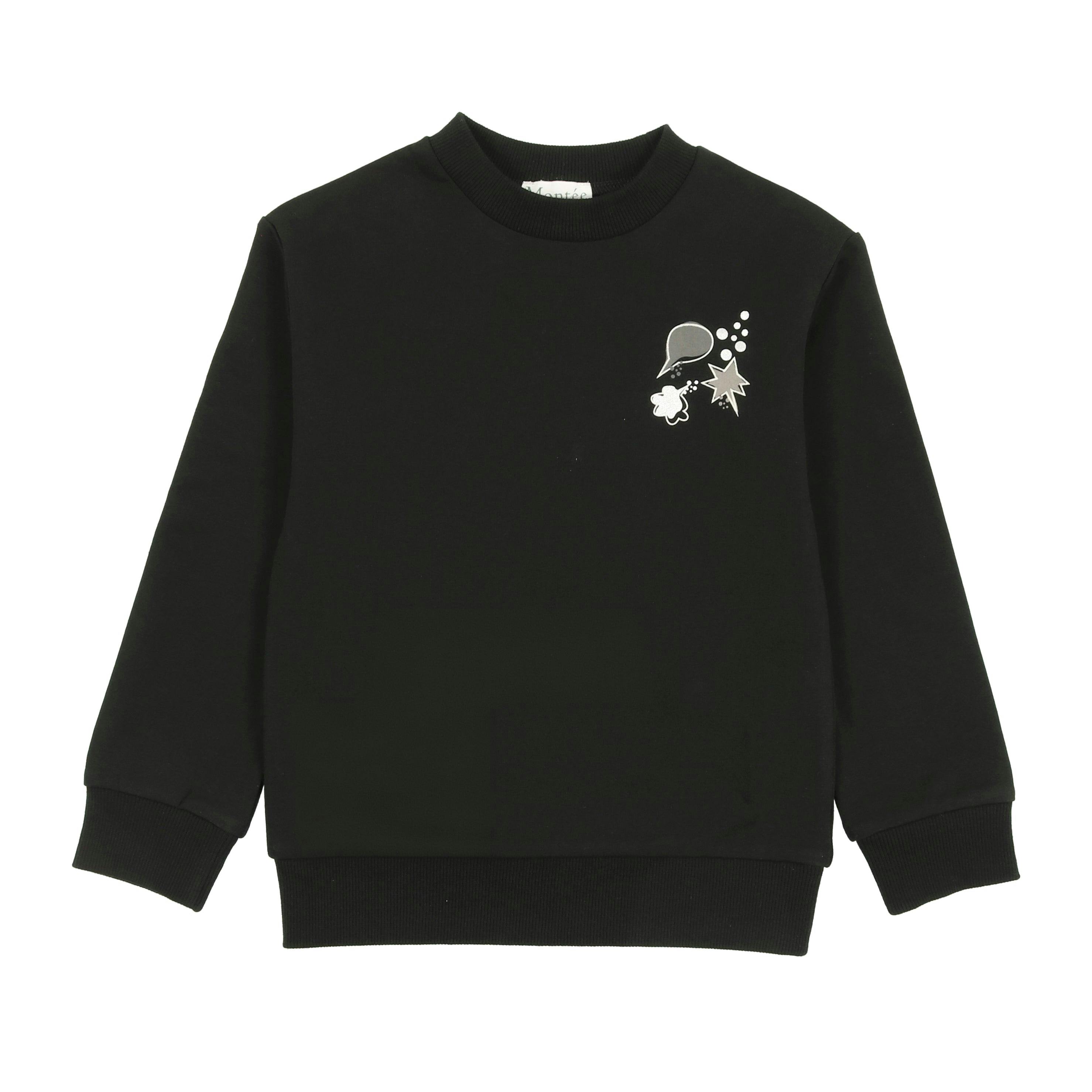 Boys Super Bubble Ribbed Crew Neck Sweater Top