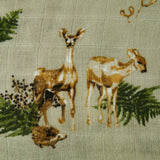 Forest Party Contour Four Layer Burp Cloth