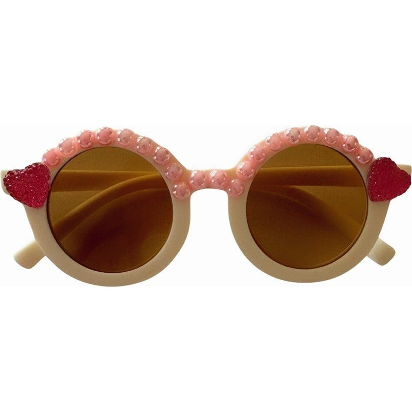 Fancy Pink Alina Round Sunnies