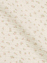 Muslin Swaddle Blanket - Camellia Floral / Shell + Fern